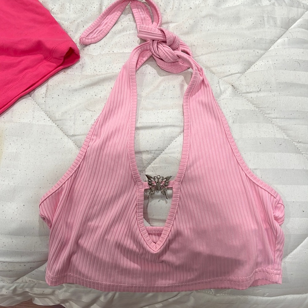 butterfly crop top